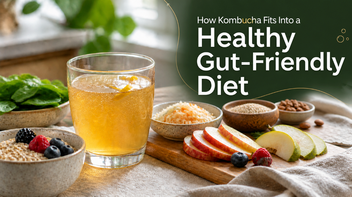 Kombucha Gut Health: How It Fits a Healthy Diet